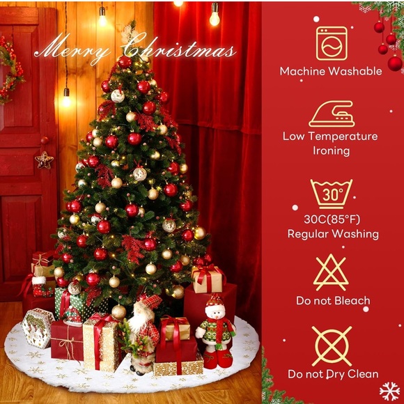 Christmas Tree Skirt 36 Inch, Holiday Part Decorations for Christmas - Picture 7 of 7